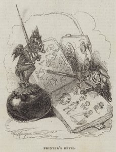 プリンターの悪魔 作： Alfred Crowquill